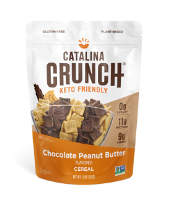 Catalina Crunch Keto Friendly Cereal Chocolate Peanut Butter -- 9 oz